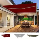 retractable canopy image is loading garden-awning-retractable-canopy -electric-patio-shelter-with- SACJIHE