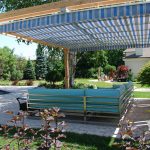 retractable pergola canopy in oakville | shadefx canopies FSQJWAW