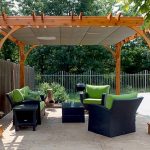 retractable waterproof pergola covers WOCLVJY