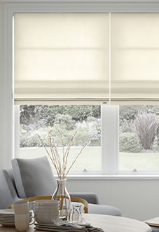 Keep the Rays away by using
Roman Blinds for your windows