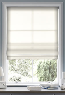 roman blinds image for windsor, white - roman blind ... GFRQABD