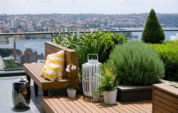 roof garden design small roof terrace UMFBUAM