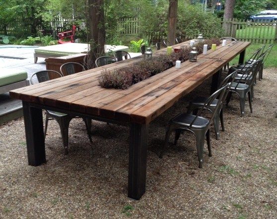 rustic outdoor furniture reclaimed wood outdoor furniture | rustic outdoor tables WRTPBQQ