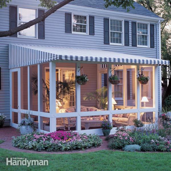 screened porch how to build a screened in porch KCJFYPC