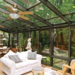 simple glass enclosed patio JUWYBJI