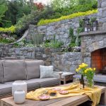 small backyard ideas gray seating set QKPHPIR