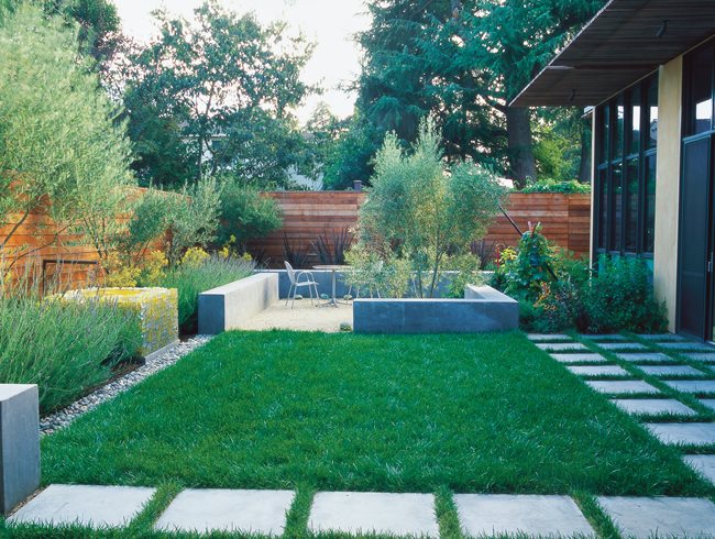 small garden design ideas minimalist garden, small lawn small garden pictures bernard trianor +  associates NEYYVES