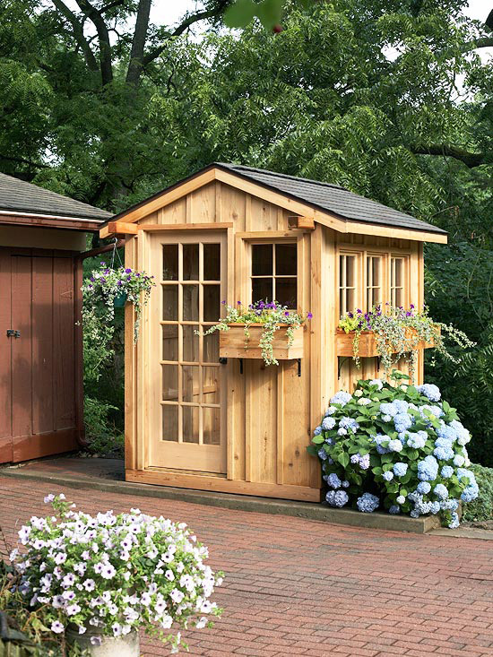 small garden shed view in gallery DHYXXJD