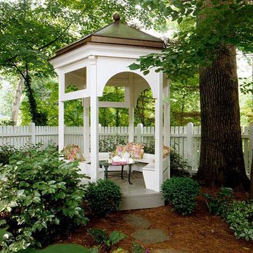 small gazebo small-space gazebo: even the smallest yards can incorporate a gazebo for SEQJCAN