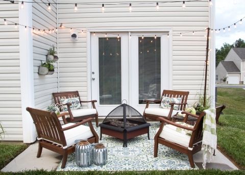 small patio ideas how to decorate a small patio | blesserhouse.com - utilize a small YSBVTXX