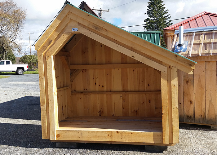 small shed 4x8 hearthstone - build a one cord firewood shed DLYKQSV