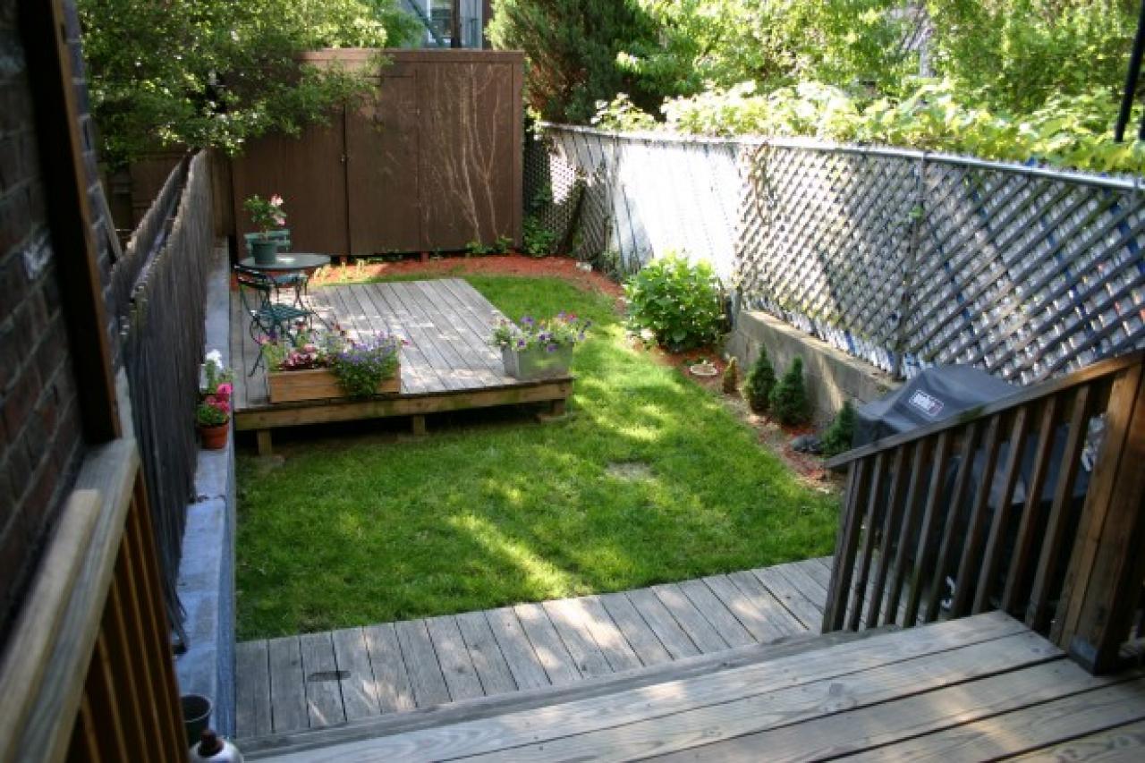 small yard ideas before: long and narrow FJUSYBW