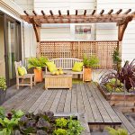 small yard landscaping deck DSLIKYH