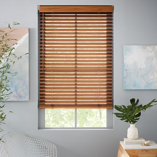 Make it a Natural Fit for your  windows by using wood blinds