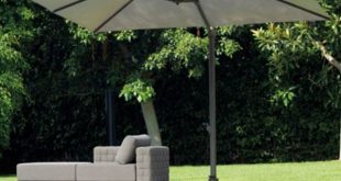 square garden umbrella marte with retractable opening system for easy  closure SQSPNSK