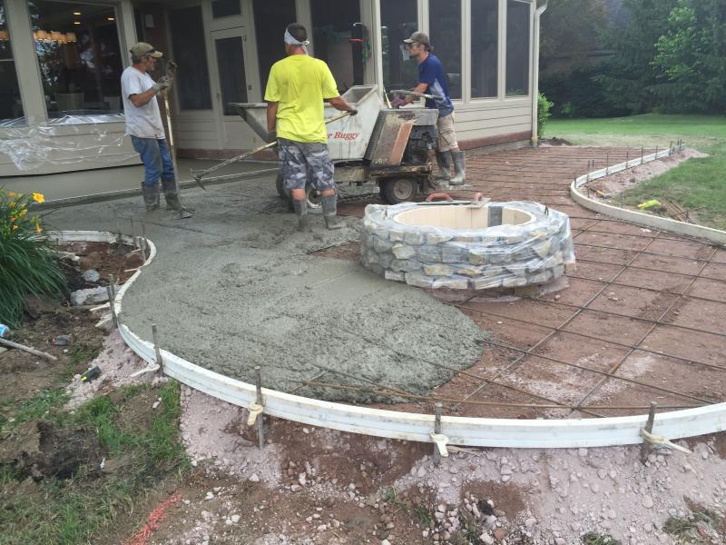 stamped concrete patio mason ohio TTVKGIB