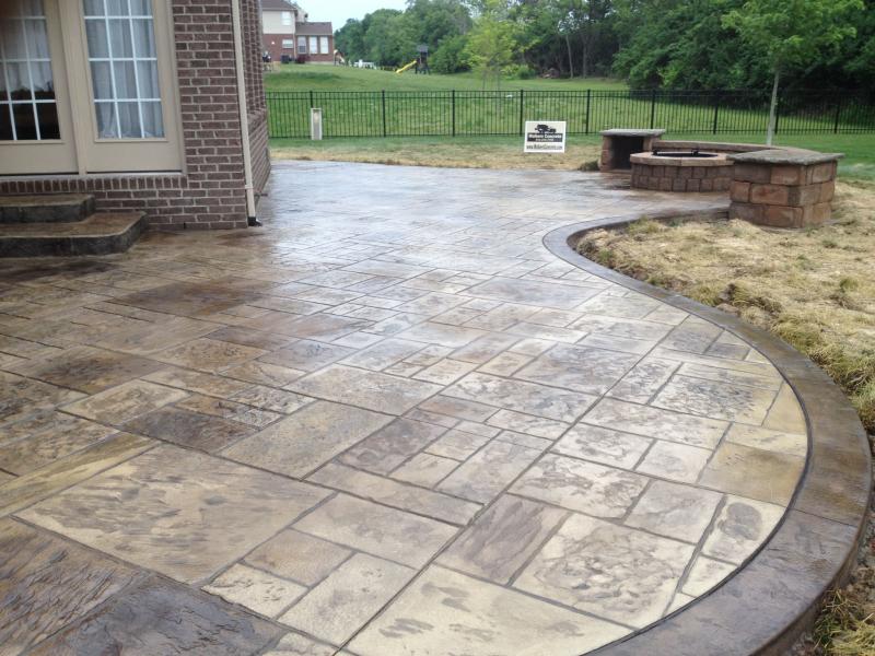 stamped concrete patio shapes WMBYQCB