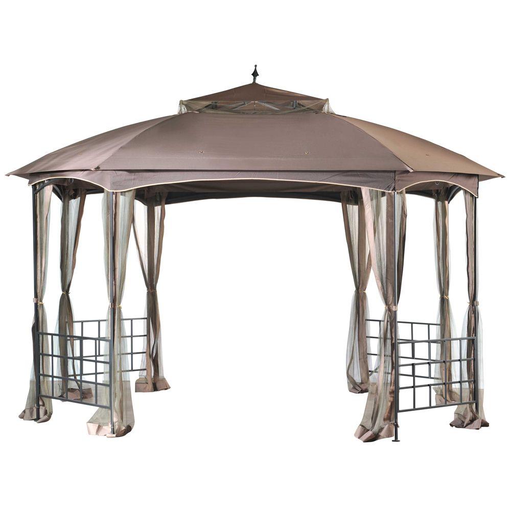 steel gazebo sunjoy DQXNDHG