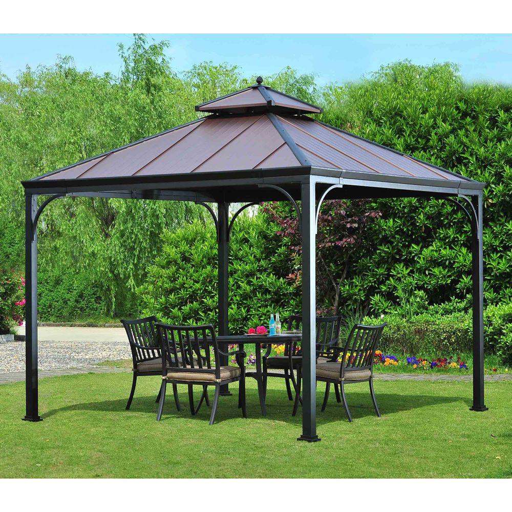 steel hardtop gazebo NFFXHSZ