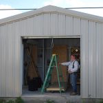 steel sheds ... hurricane resistant steel storage shed KOXOEZM