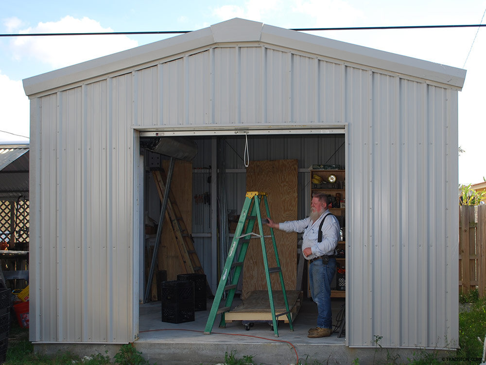 steel sheds ... hurricane resistant steel storage shed KOXOEZM