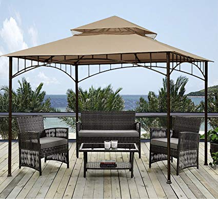 sunjoy 10u0027 x 10u0027 grove patio canopy gazebo WXUTQVS