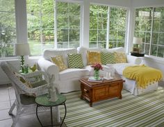 sunroom furniture juliau0027s sunroom hooked on houses summer 14 ... BYKAXHH