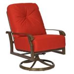 swivel patio chairs cortland swivel rocking patio chair with cushions BUXLVIB