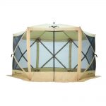 tall heavy duty 6-sided portable gazebo with 8-person USDTZEA