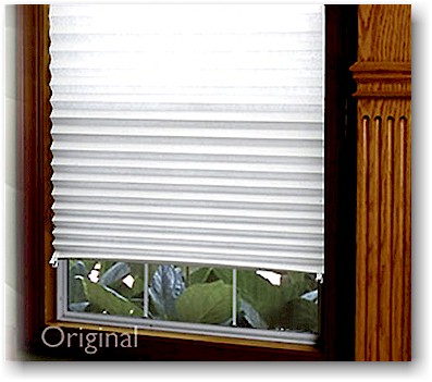 temporary blinds these affordable, temporary pleated shades are made from heavy-duty white  paper JVMYOEQ