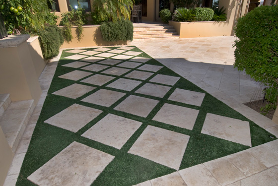 travertine outdoor pavers RVFUJHO