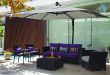 treasure garden cantilever aluminum 10 x 13 foot cantilever umbrella ... LXDFERA