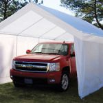 true shelter 12u0027 x 20u0027 car canopy gazebo tent cover 8 legs ZLOKPTZ