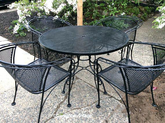 used wrought iron patio furniture outdoor melbourne australia YSGAFPQ