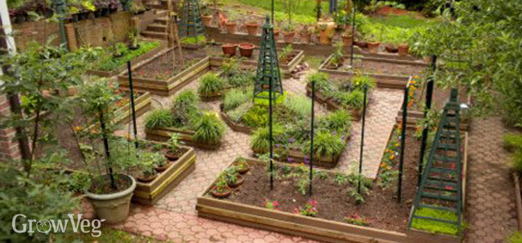 vegetable garden design how to design a potager garden LHJPMYG