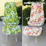 vintage patio furniture before u0026 after image THVWPXC