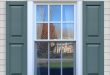 vinyl shutters window with blue vinyl raised panel shutters in vin rp layout. TQUHQDQ