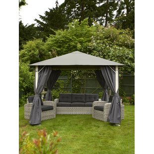 waterproof gazebo steel permanent gazebo DKQKOUG