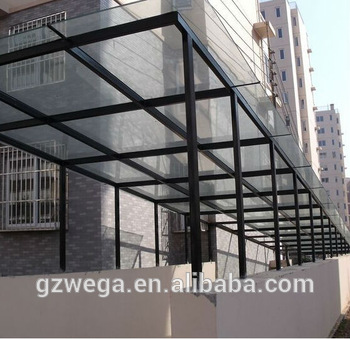 wega new designed glass canopy MSQGJEJ