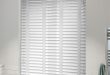 white blinds arctic white u0026 white faux wood blind - 50mm slat EPFSBLC