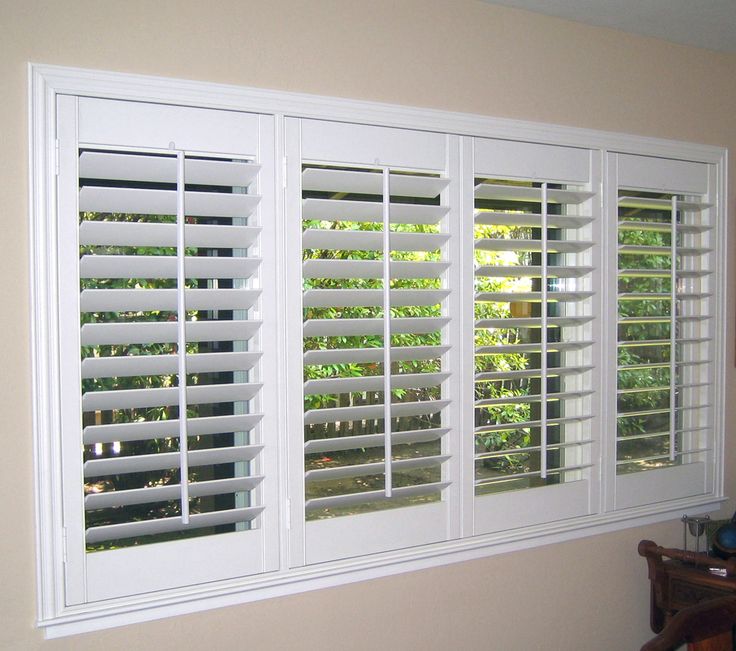 white indoor wooden window shutters OTQPFBH