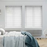 white venetian blinds bright white wooden blind - 50mm slat BEZNTIA