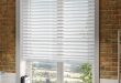 white venetian blinds high gloss pure white faux wood blind - 50mm slat KYTXZGC