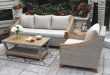 wicker furniture tna7000- wicker u0026 natural teak sofa with sunbrella cushions u0026 pillows PLUXABT