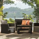 wicker patio set save CZBTBZD