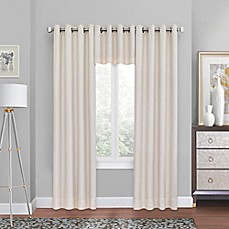 window drapes quinn grommet top blackout window curtain panel and valance ZDMDAEX