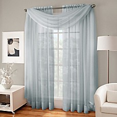 window panels crushed voile platinum collection sheer rod pocket window curtain panels EADBQGX