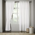 window panels linen cotton curtain - stone white | west elm IIMLVOX