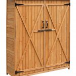 wood storage sheds amazon.com : merax wooden outdoor garden shed with fir wood medium storage KSIDQMB