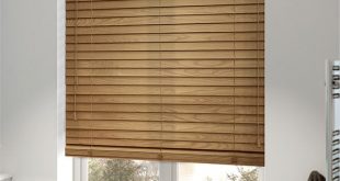 wooden blinds english oak wooden blind - 50mm slat XGOHBKL